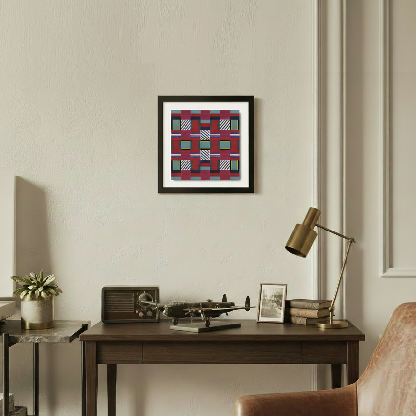 The Guy Gibson VC Weave in room setting